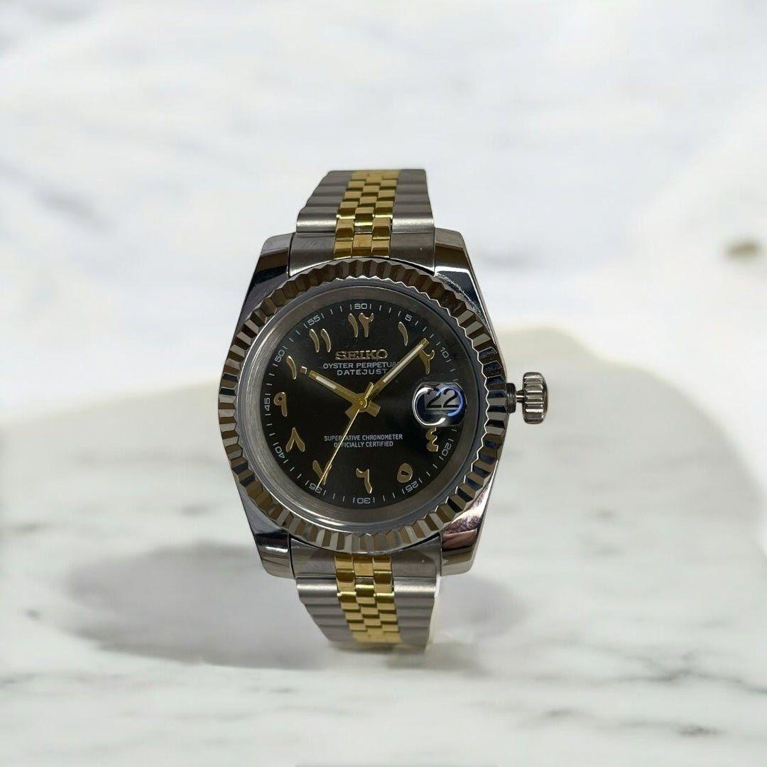 ARABIC DIAL | SILVER BLACK GOLD