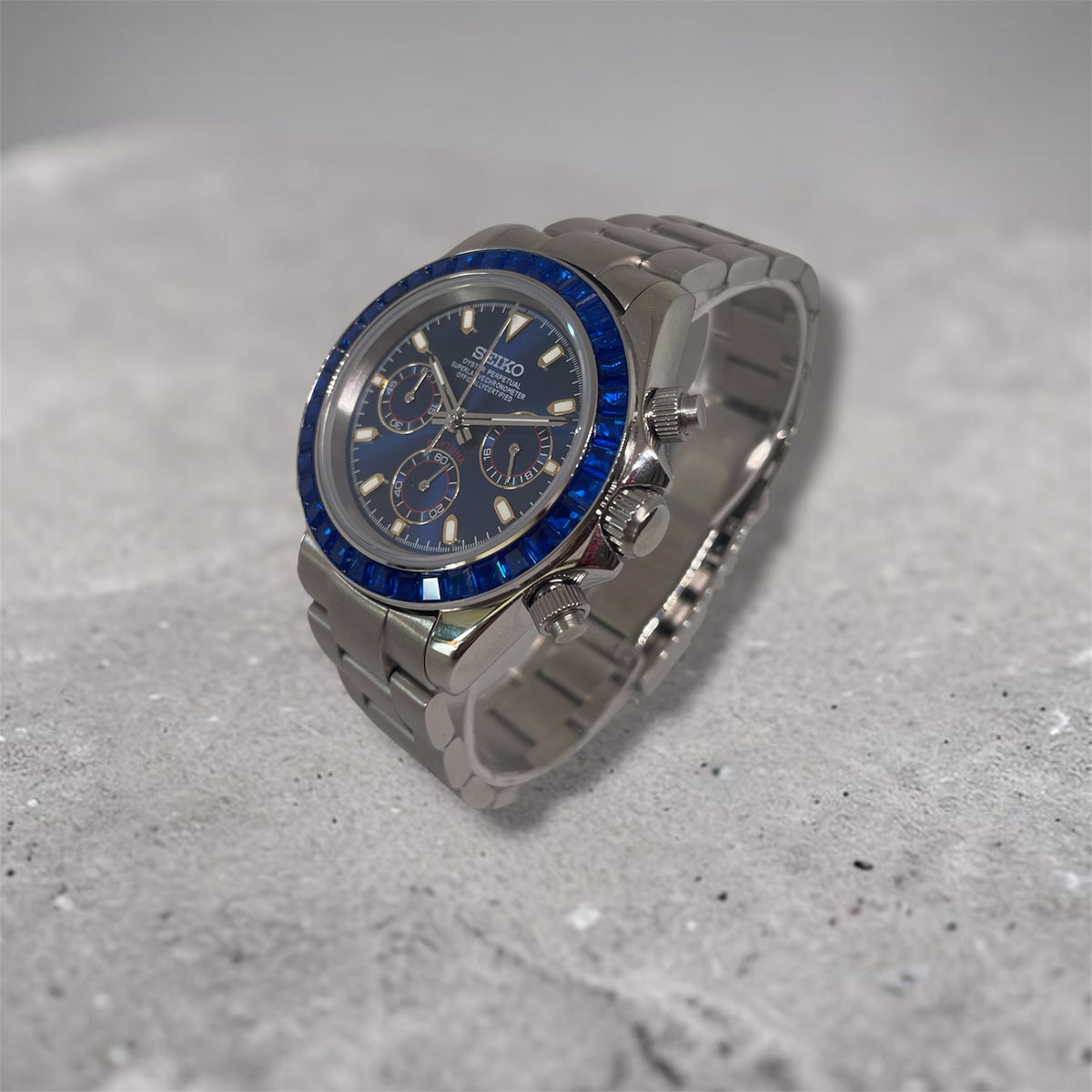 SEIKO MOD | DAYTONA SAPHIR BLEU