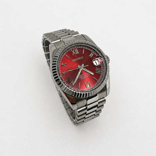 SEIKO MOD | LADY ROMAN DIAL RED