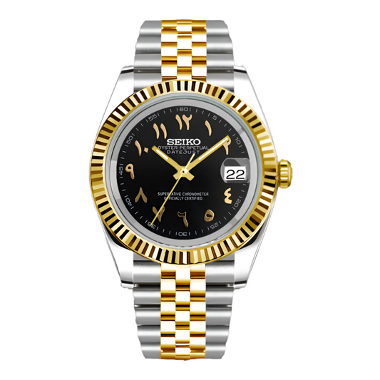 ARABIC DIAL | SILVER BLACK GOLD