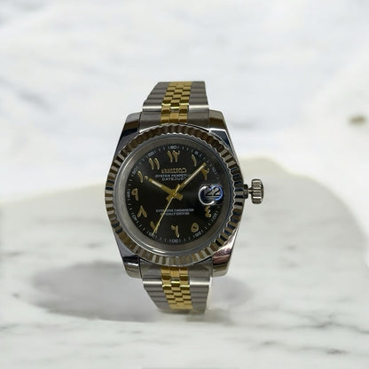 ARABIC DIAL | SILVER BLACK GOLD
