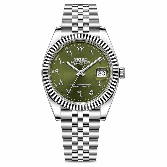SEIKO MOD | ARABIC DIAL VERT OLIVE