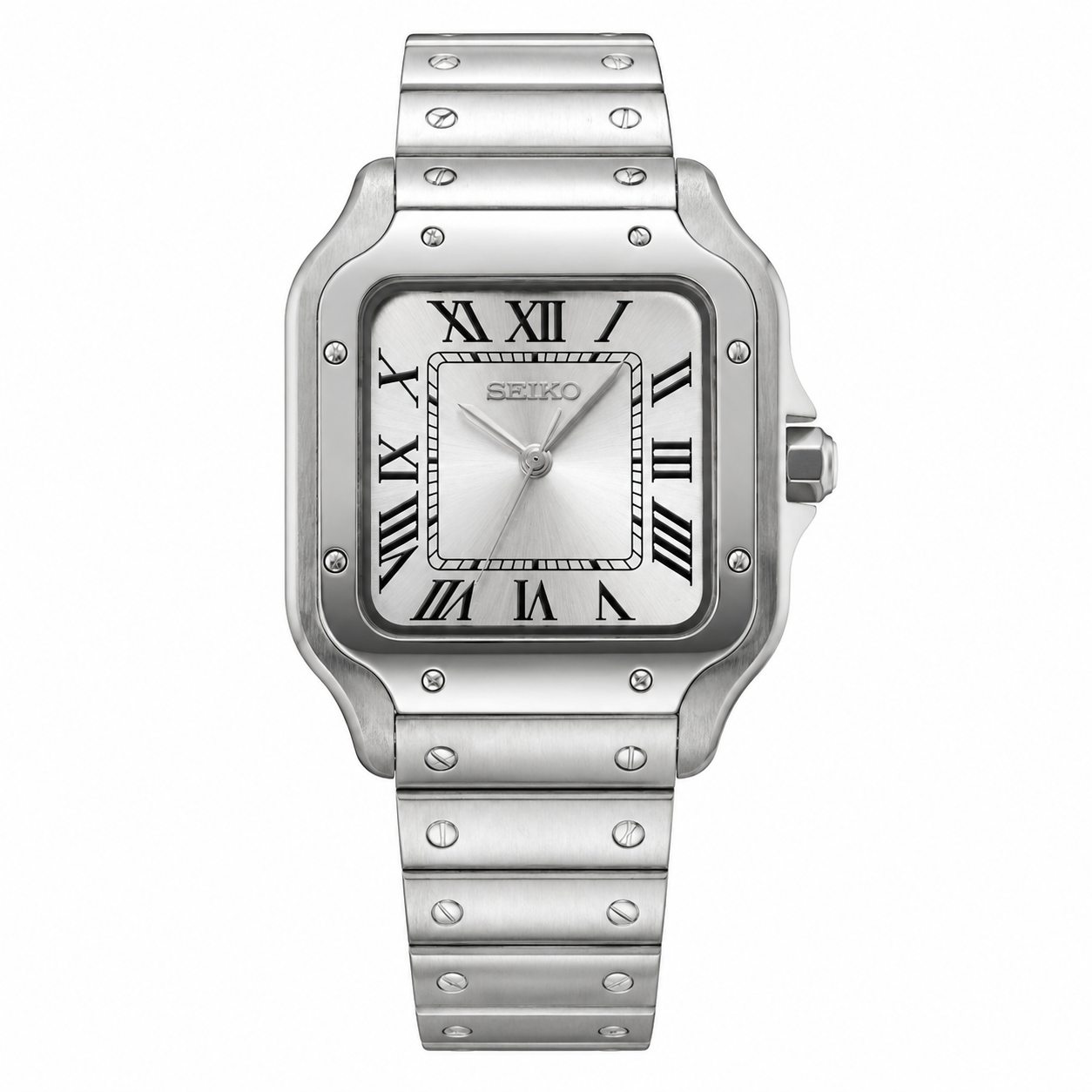 SEIKO MOD | SANTOS SILVER