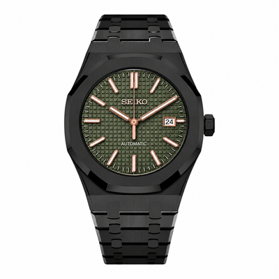 SEIKO MOD | ROYAL OAK OLIVE BLACK