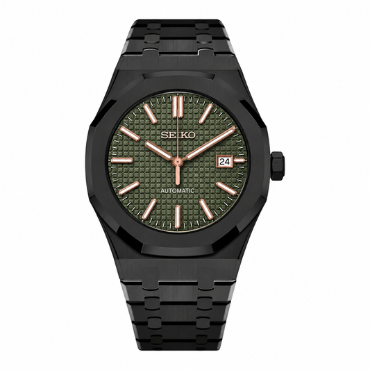 SEIKO MOD | ROYAL OAK OLIVE BLACK