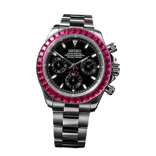SEIKO MOD | DAYTONA SAPHIR ROUGE