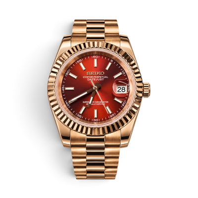SEIKO MOD | DATEJUST RED ROSE GOLD