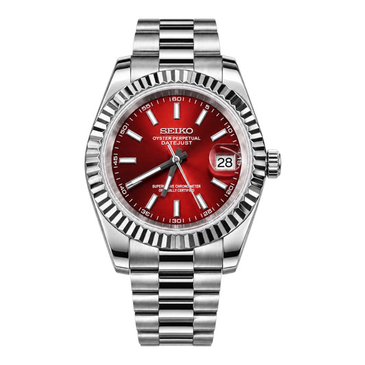 SEIKO MOD | DATEJUST RED RUBY