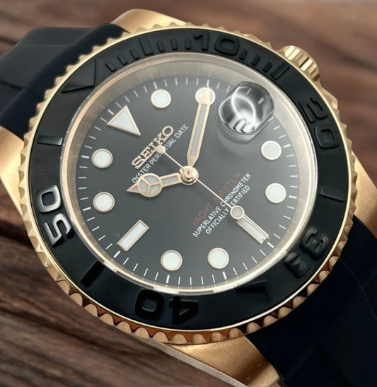 SEIKO MOD | YATCH MASTER OR NOIR