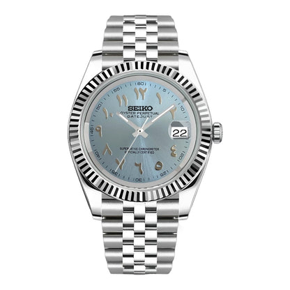 SEIKO MOD | ARABIC DIAL BLEU CLAIRE